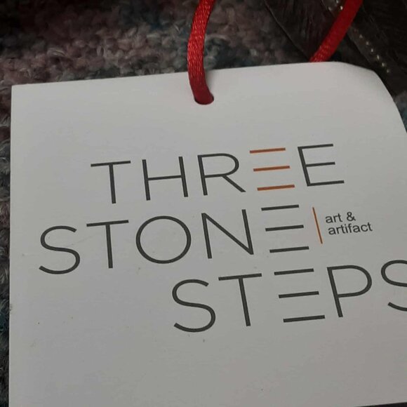 Handmade Three Stone Steps Haitian Metal art Dove of peace with Olive Branch NWT - Picture 10 of 14